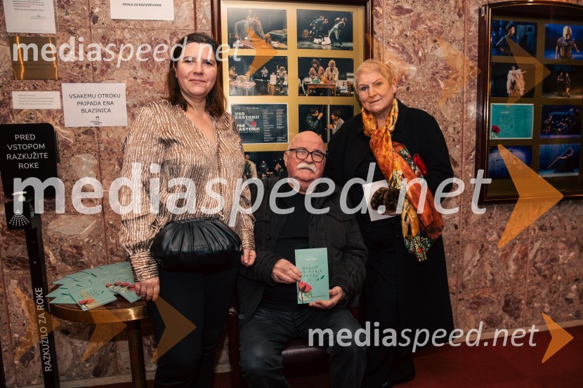  Teja Pelko, novinarka, Svet24;  Peter Gombač;  Branka GombačHarun in morje zgodb, premiera, Prešernovo gledališče Kranj