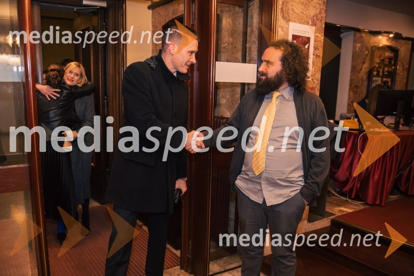  Janez Černe, podžupan Mestne občine Kranj;   Jure Novak, režiser, direktor, Prešernovo gledališče KranjHarun in morje zgodb, premiera, Prešernovo gledališče Kranj