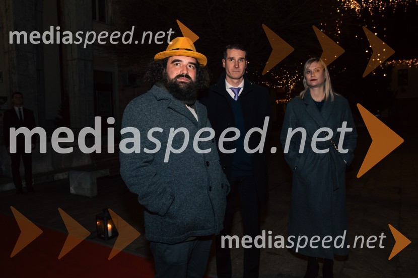   Jure Novak, režiser, direktor, Prešernovo gledališče Kranj;  Janez Černe, podžupan Mestne občine Kranj;  Ana ČerneHarun in morje zgodb, premiera, Prešernovo gledališče Kranj