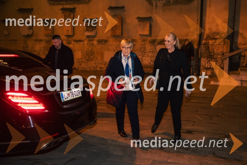 dr. Nataša Pirc Musar, predsednica Republike Slovenije;  ... Harun in morje zgodb, premiera, Prešernovo gledališče Kranj