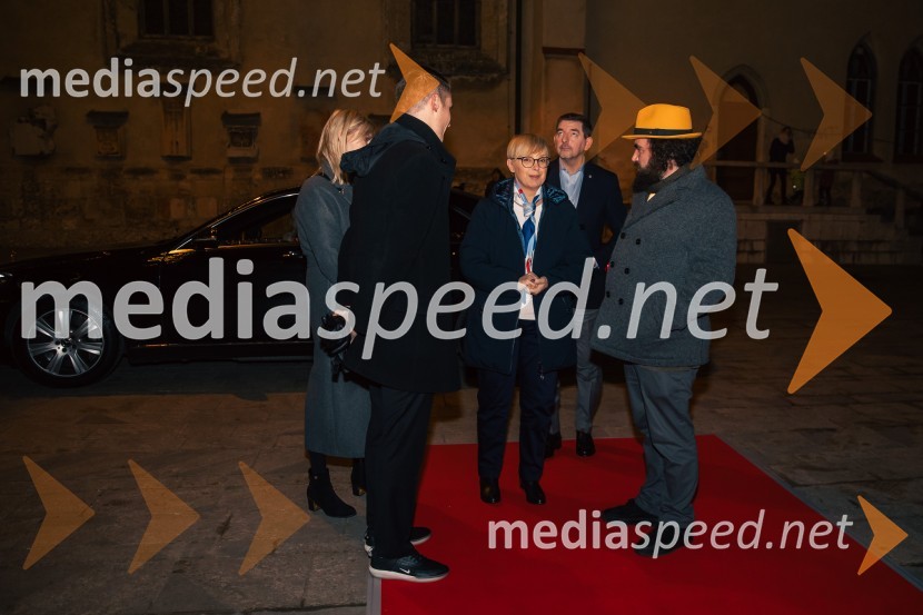 dr. Nataša Pirc Musar, predsednica Republike Slovenije;   Jure Novak, režiser, direktor, Prešernovo gledališče KranjHarun in morje zgodb, premiera, Prešernovo gledališče Kranj