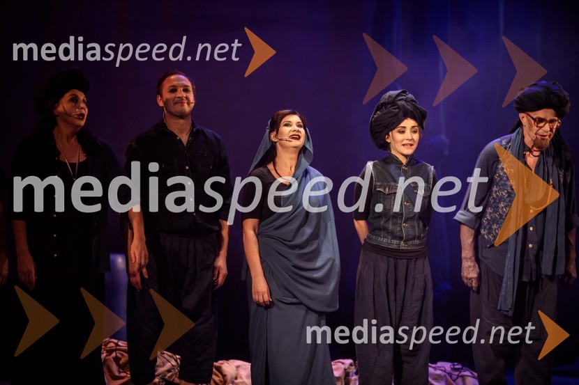  Darja Reichman, igralka;  Blaž Setnikar, igralec;  Vesna Pernarčič, igralka;  Živa Selan, igralka;  Borut  Veselko, igralecHarun in morje zgodb, premiera, Prešernovo gledališče Kranj