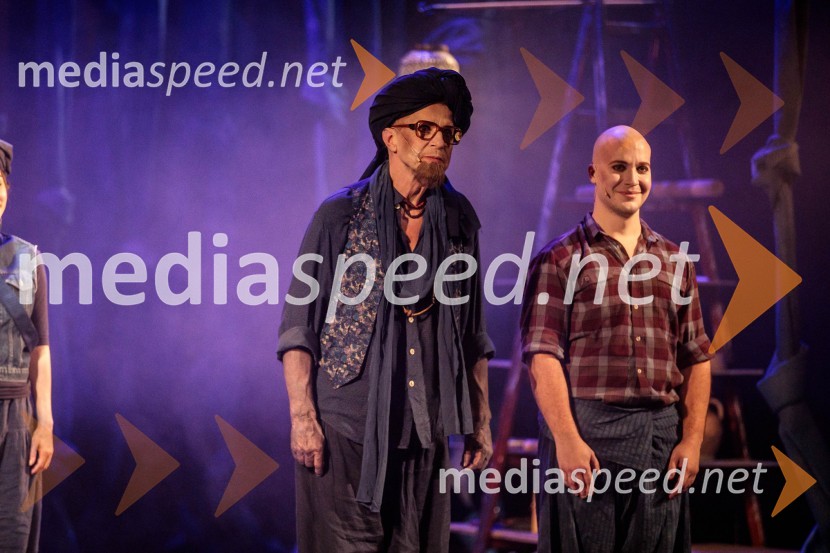  Borut  Veselko, igralec;  Dominik Vodopivec, igralecHarun in morje zgodb, premiera, Prešernovo gledališče Kranj