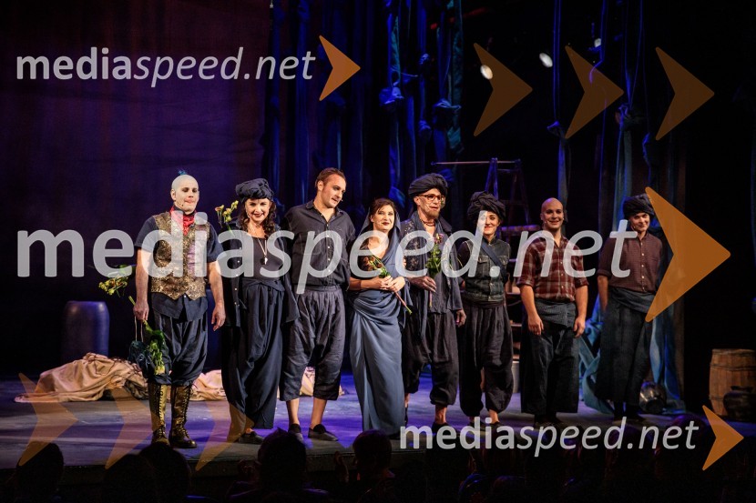  Aljoša Ternovšek, igralec;  Darja Reichman, igralka;  Blaž Setnikar, igralec;  Vesna Pernarčič, igralka;  Borut  Veselko, igralec;  Živa Selan, igralka;  Dominik Vodopivec, igralec;  Željko Božič , koreograf, igralecHarun in morje zgodb, premiera, Prešernovo gledališče Kranj