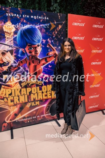  Nina Osenar Kontrec, pevka, voditeljica, modelMiraculous Pikapolona & Črni maček: Film, premiera v Cineplexx Ljubljana