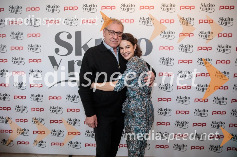  Aleš Valič, igralec;  Gaja Filač, igralkaPrihaja nova slovenska serija SKRITO V RAJU