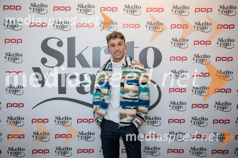  David Amaro, pevecPrihaja nova slovenska serija SKRITO V RAJU