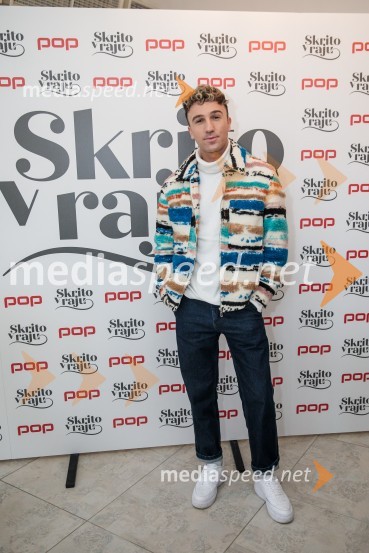  David Amaro, pevecPrihaja nova slovenska serija SKRITO V RAJU