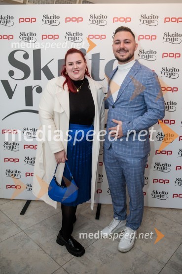  Nataša Mernik - Anakrejevska, modna blogerka;  Blaž Vižintin,  digitalni ustvarjalecPrihaja nova slovenska serija SKRITO V RAJU