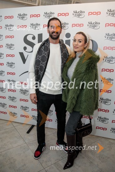  Marko  Pavlović, podjetnik;  Katarina Benček, social media influencerka, avtorica knjigePrihaja nova slovenska serija SKRITO V RAJU