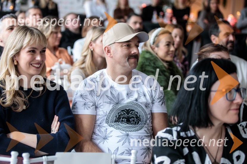  Melani Mekicar, radijska in televizijska voditeljica;  Gaber K. Trseglav, igralecPrihaja nova slovenska serija SKRITO V RAJU