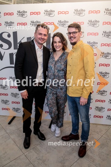  Dejan Krupić, igralec;  Gaja Filač, igralka;  Nikolaj Vodošek, režiserPrihaja nova slovenska serija SKRITO V RAJU