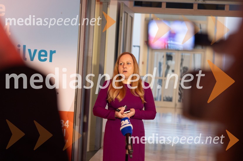  Barbara Kolenc, predsednica Pomurske turistične zvezeSrebrne igre 1984, 40. obletnica olimpijskih iger v Sarajevu