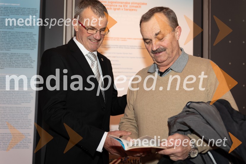  Ivo Čarman, slovenski smučarski tekač;  Tomo LevovnikSrebrne igre 1984, 40. obletnica olimpijskih iger v Sarajevu