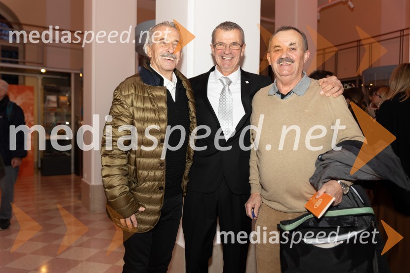  Štefan Seme, nekdanji slovenski hokejist;  Ivo Čarman, slovenski smučarski tekač;  Tomo LevovnikSrebrne igre 1984, 40. obletnica olimpijskih iger v Sarajevu