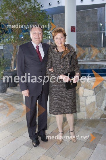 Zoran Jankovič, župan Ljubljane in prof. dr. Andreja Kocijančič, rektorica Univerze v Ljubljani55 let BTC v Ljubljani