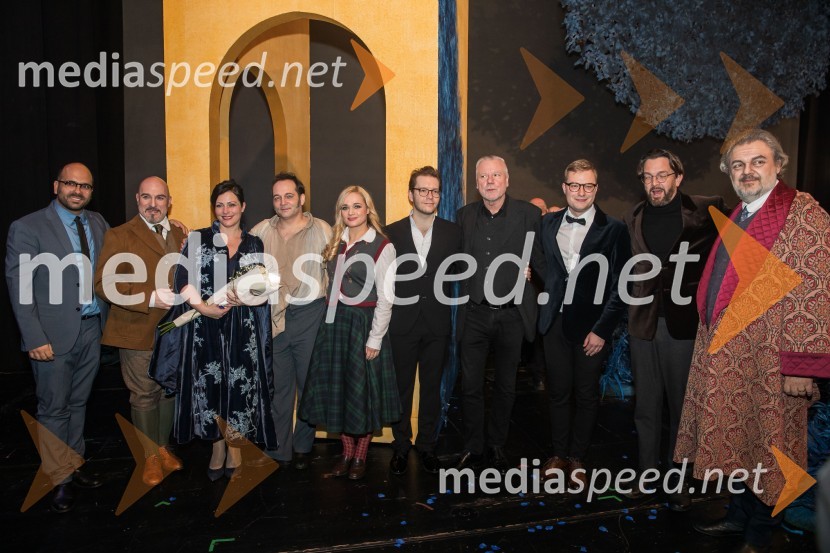  Luis Ernesto Doñas, režiser;  Jože Vidic, operni pevec, bariton, Slovenski oktet;  Nuška Drašček, pevka;  Aljaž Farasin, operni pevec;  Nina Dominko, operna pevka;  Ayrton Desimpelaere, belgijski dirigent;  Staš Ravter, direktor SNG Opera in balet Ljubljana;  ... ;  Marko  Hribernik, dirigent, umetniški direktor opere;  Saša  Čano, operni pevecWerther, premiera opere v SNG Opera in balet Ljubljana