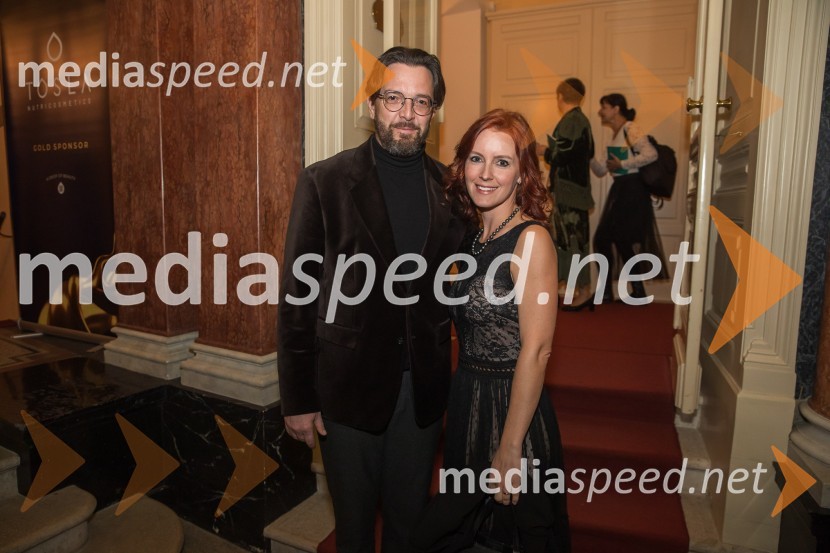  Marko  Hribernik, dirigent, umetniški direktor opere;  Sara  Bergman Recek, zobozdravnica, paradontologinjaWerther, premiera opere v SNG Opera in balet Ljubljana
