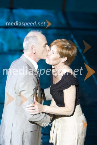 Jože Mermal, predsednik uprave BTC in Zdenka Antonijević55 let BTC v Ljubljani