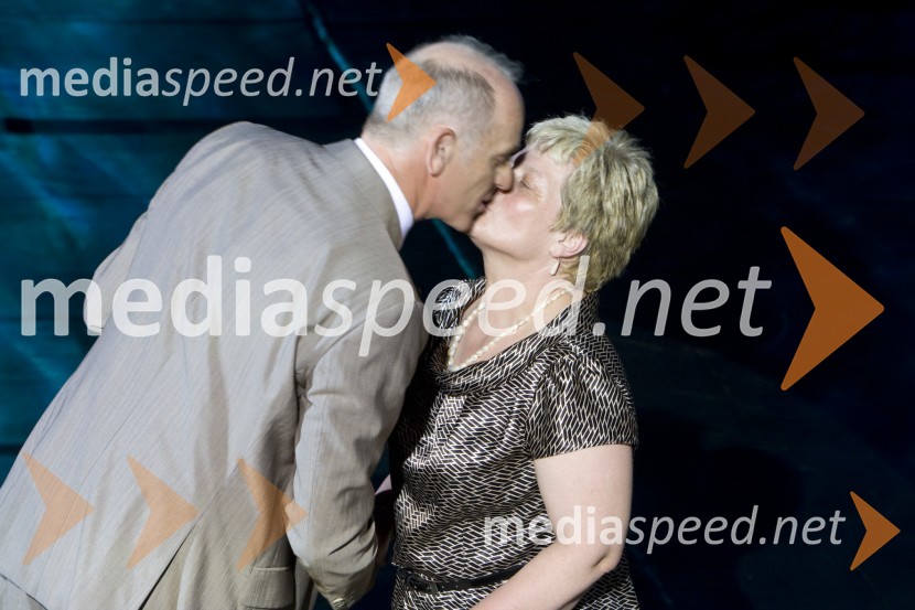 Jože Mermal, predsednik uprave BTC in Branka Dimnik55 let BTC v Ljubljani