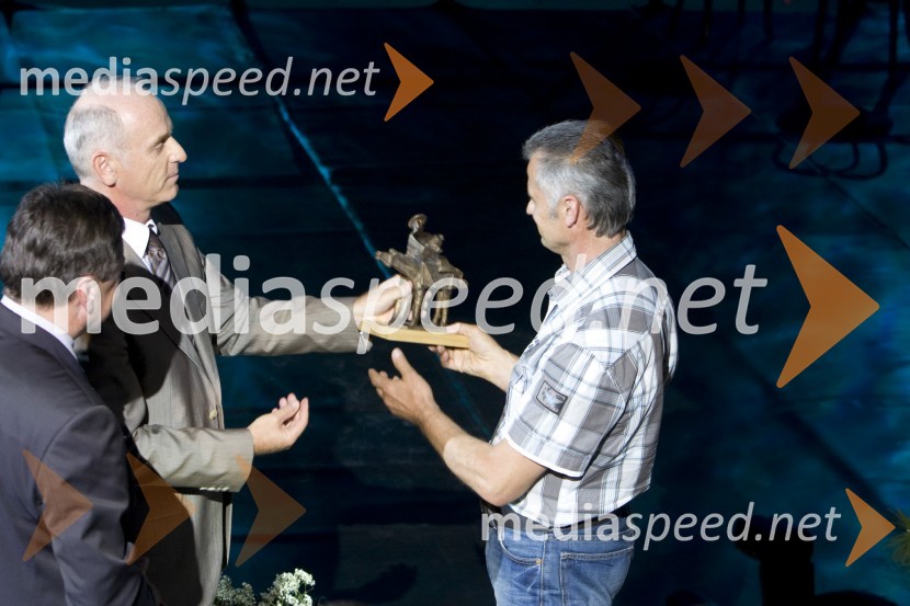 Jože Mermal, predsednik uprave BTC in Fehim Kazić55 let BTC v Ljubljani