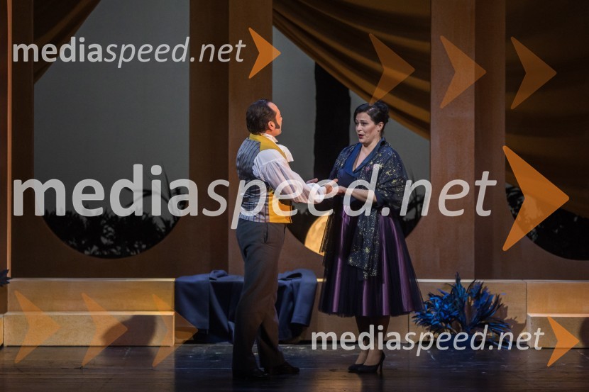  Aljaž Farasin, operni pevec;  Nuška Drašček, pevkaWerther, premiera opere v SNG Opera in balet Ljubljana