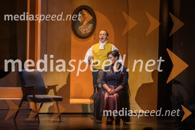  Aljaž Farasin, operni pevec;  Nuška Drašček, pevkaWerther, premiera opere v SNG Opera in balet Ljubljana