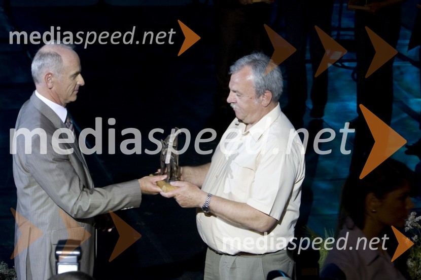 Jože Mermal, predsednik uprave BTC in Branko Kozamernik55 let BTC v Ljubljani