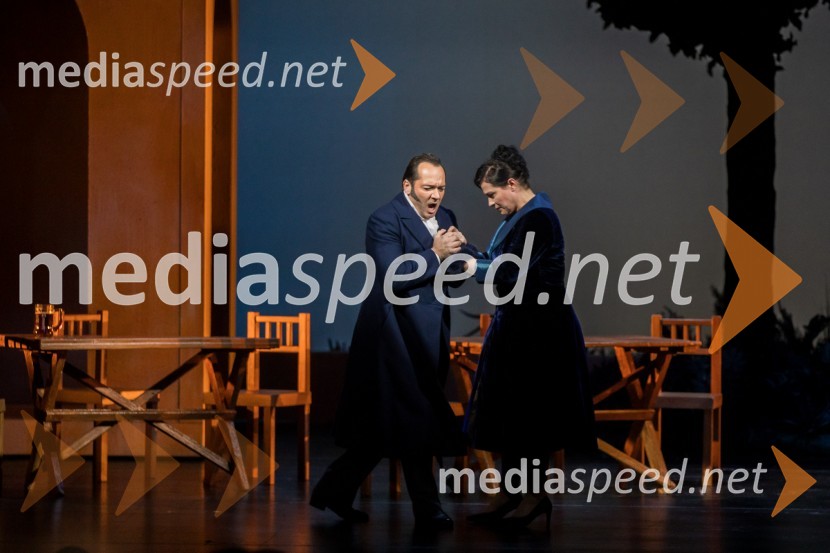  Aljaž Farasin, operni pevec;  Nuška Drašček, pevkaWerther, premiera opere v SNG Opera in balet Ljubljana