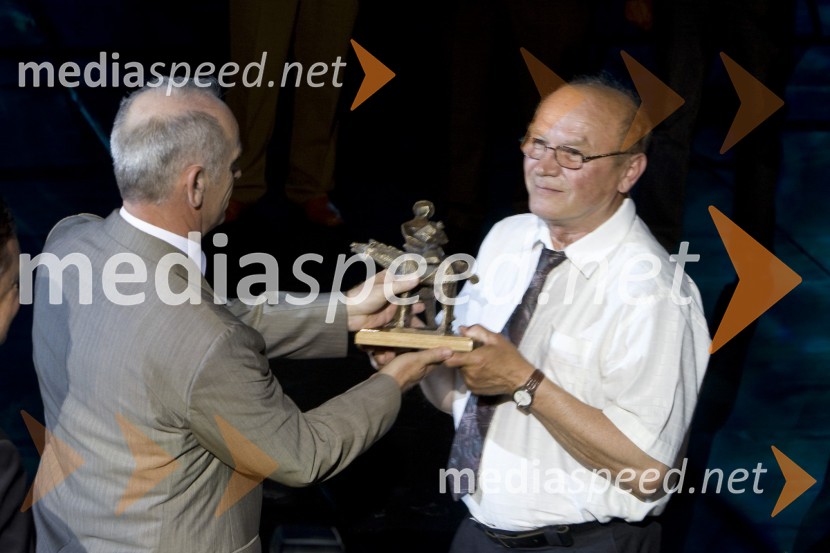 Jože Mermal, predsednik uprave BTC in Ivan Križanec55 let BTC v Ljubljani