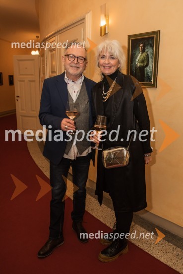  Tomaž Kozlevčar, član zasedbe New Swing Quartet;  Eva Kozlevčar, glasbenicaWerther, premiera opere v SNG Opera in balet Ljubljana