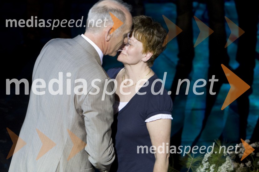 Jože Mermal, predsednik uprave BTC in Vida Vrhkar55 let BTC v Ljubljani