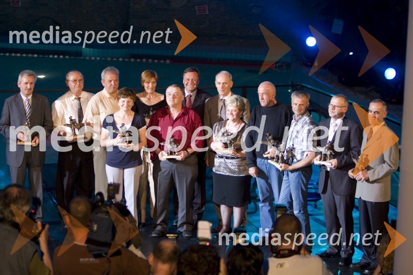 Nagrajenci-35 let delovne dobe v BTC55 let BTC v Ljubljani