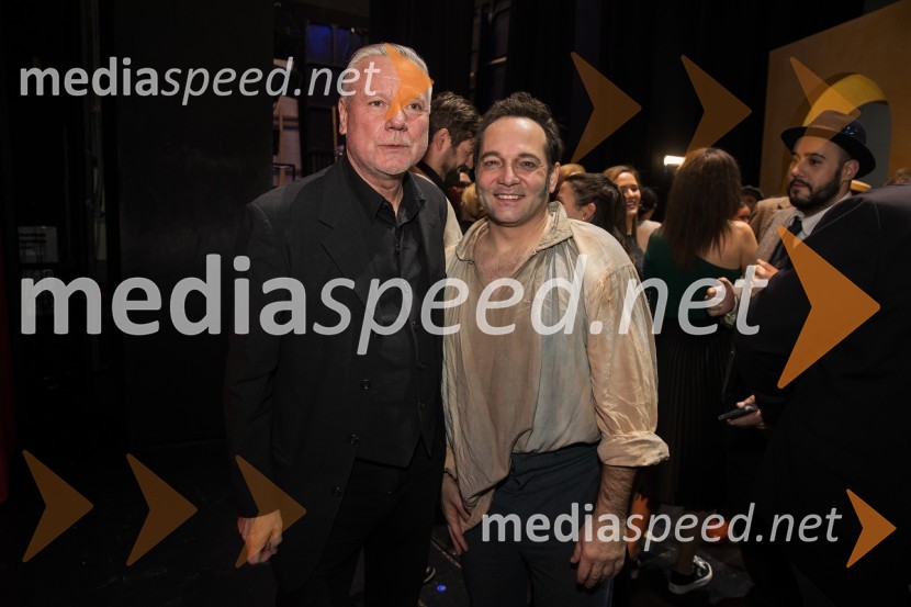  Staš Ravter, direktor SNG Opera in balet Ljubljana;  Aljaž Farasin, operni pevecWerther, premiera opere v SNG Opera in balet Ljubljana