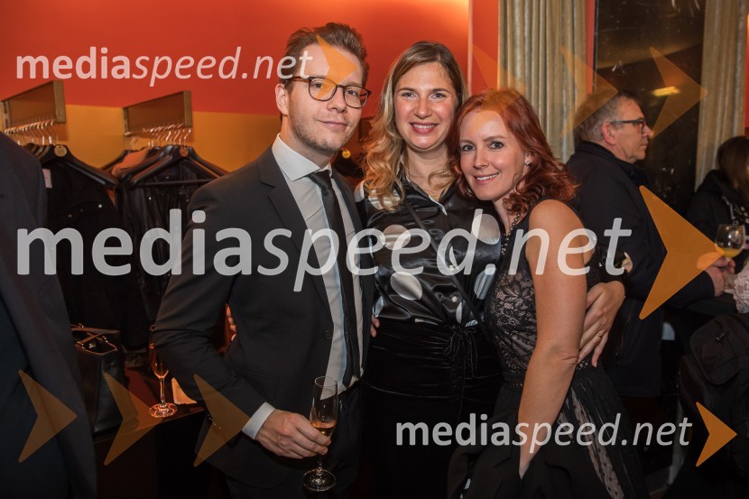  Ayrton Desimpelaere, belgijski dirigent;  Barbara Čepirlo Čičigoj, odnosi z javnostjo Opera in Balet Ljubljana;  Sara  Bergman Recek, zobozdravnica, paradontologinjaWerther, premiera opere v SNG Opera in balet Ljubljana