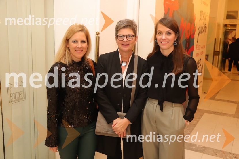  Metka Sulič, odnosi z javnostjo SNG Nova Gorica;  Mirjam Drnovšček, direktorica, SNG Nova Gorica;  Špela Lešnik, producentka Drame SNG MariborPod svobodnim soncem, premiera v SNG Maribor