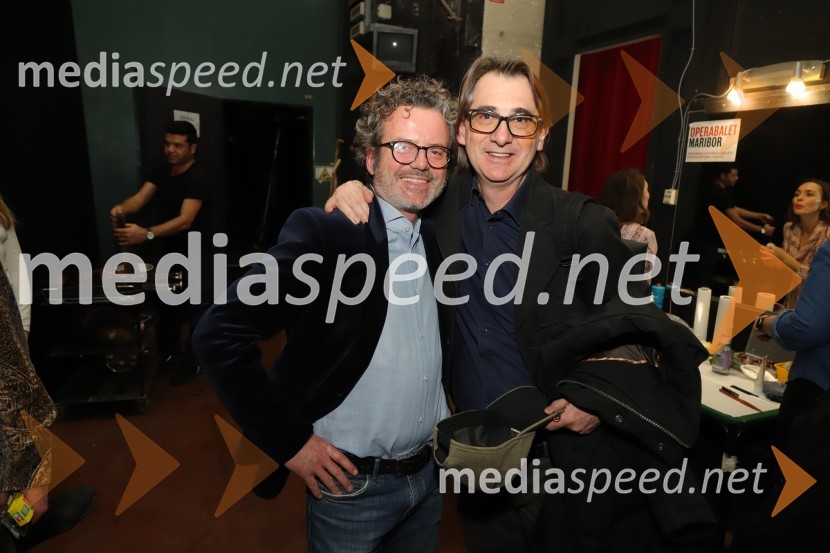  Vojko Belšak, igralec;  Aleksandar  Popovski, režiser, umetniški direktor Drame SNG MariborPod svobodnim soncem, premiera v SNG Maribor