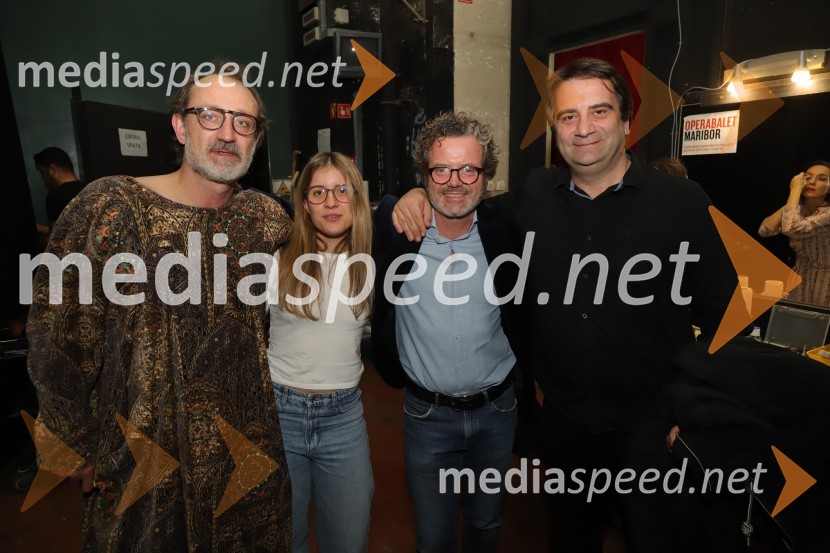  Blaž Valič, igralec;  ... ;  Vojko Belšak, igralec;  Marjan Nećak, skladateljPod svobodnim soncem, premiera v SNG Maribor