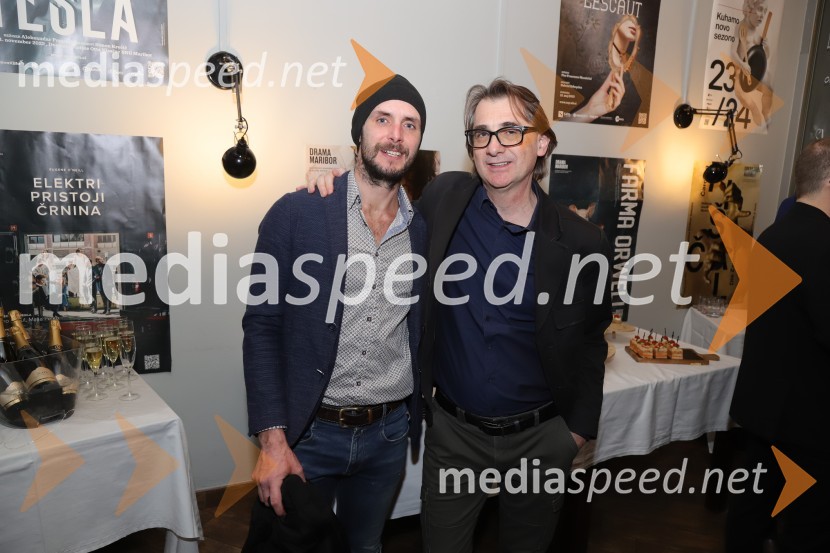  Matija Rupel, igralec;  Aleksandar  Popovski, režiser, umetniški direktor Drame SNG MariborPod svobodnim soncem, premiera v SNG Maribor