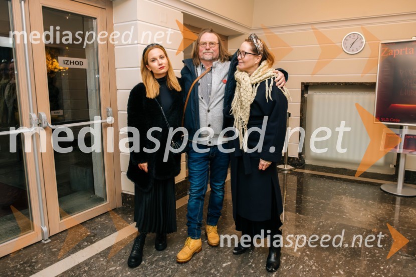  Špela Strašek;  Bojan Umek, igralec;  ... Zaprta vrata premierno v SLG Celje