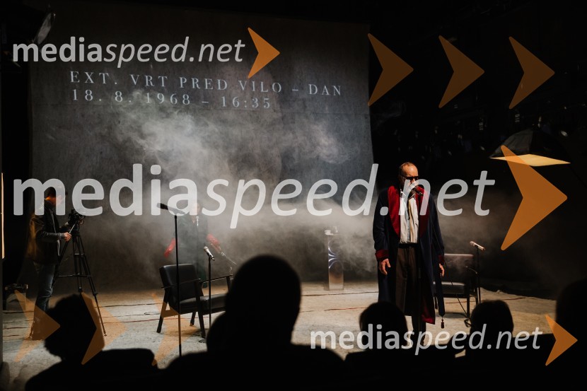  Miha Nemec, igralec, režiser, vodja Snovalnega gledališča Sakerdon MihajlovičUbesedovanje, premiera v SNG Nova Gorica