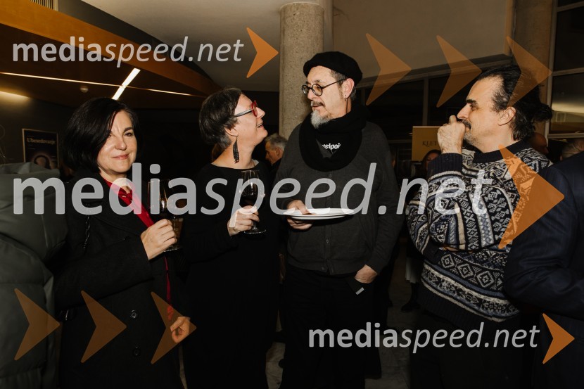  ... ; mag. Andreja Repič Agrež, vodja marketinga G0! 2025;  Salvatore Calì, umetnik;  Vanja Mervič, slikar in avtorUbesedovanje, premiera v SNG Nova Gorica