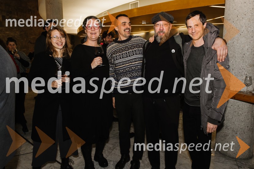  ... ; mag. Andreja Repič Agrež, vodja marketinga G0! 2025;  Vanja Mervič, slikar in avtor;  Miha Nemec, igralec, režiser, vodja Snovalnega gledališča Sakerdon Mihajlovič;  Peter Harl, igralecUbesedovanje, premiera v SNG Nova Gorica