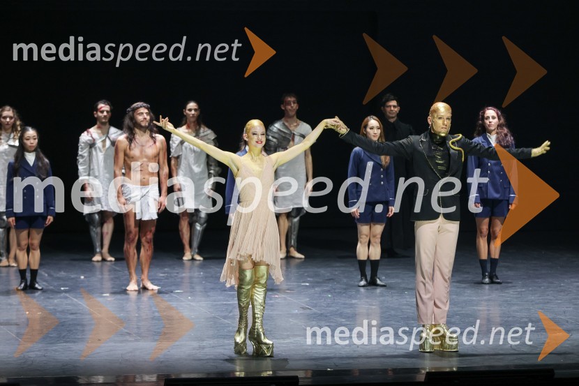  Tea Bajc, baletna plesalka;  Sytze Jan Luske, baletni plesalecEdward Clug: Faust, baletni spektakel na odru Cankarjevega doma