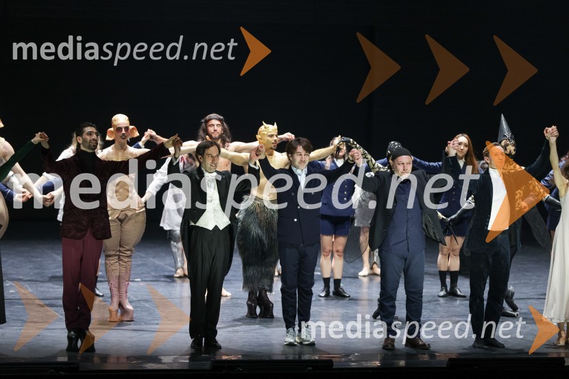  Thomas Martino, baletni plesalec;  Simon Krečič, umetniški direktor Opere SNG Maribor;  Edward Clug, umetniški direktor, Balet SNG Maribor;  Milko Lazar, skladatelj, pianist;  Davide Buffone, baletni plesalecEdward Clug: Faust, baletni spektakel na odru Cankarjevega doma