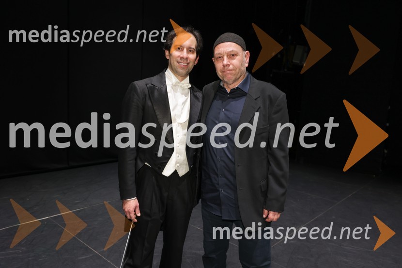  Simon Krečič, umetniški direktor Opere SNG Maribor;  Milko Lazar, skladatelj, pianistEdward Clug: Faust, baletni spektakel na odru Cankarjevega doma