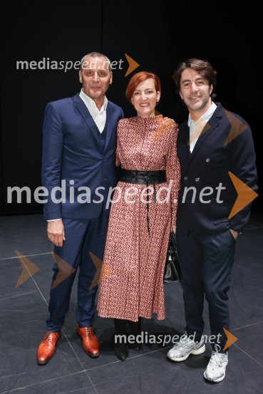  Danilo Rošker, direktor SNG Maribor; dr. Asta Vrečko, ministrica za kulturo;  Edward Clug, umetniški direktor, Balet SNG MariborEdward Clug: Faust, baletni spektakel na odru Cankarjevega doma