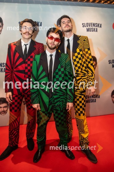  Aljaž Markežič, Pantaloons;  Luka Belič, Pantaloons;  David Nik Lipovac, PantaloonsZnani Slovenci na Slovenski muski Lada Bizovčarja