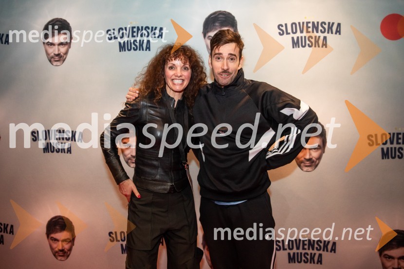  Metka Albreht, stilistka ter maratonka, Miss Slovenije 1993;  Goran Hrvaćanin, komikZnani Slovenci na Slovenski muski Lada Bizovčarja