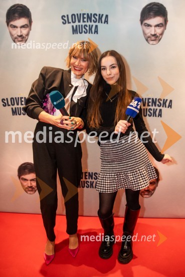  Ana Raščan, voditeljica in novinarka;   Anastasija Jović , novinarka, POP TVZnani Slovenci na Slovenski muski Lada Bizovčarja